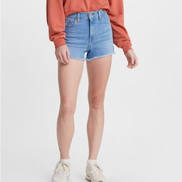 Levi’s High Rise Womens Shorts Size 27 - Picture 1 of 7
